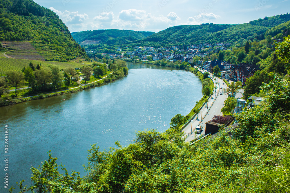 Cochem. A small picturesque town at Moselle river in Rhineland-Palatinate, Germany. Cochem. A small picturesque town at Moselle river in Rhineland-Palatinate, Germany.