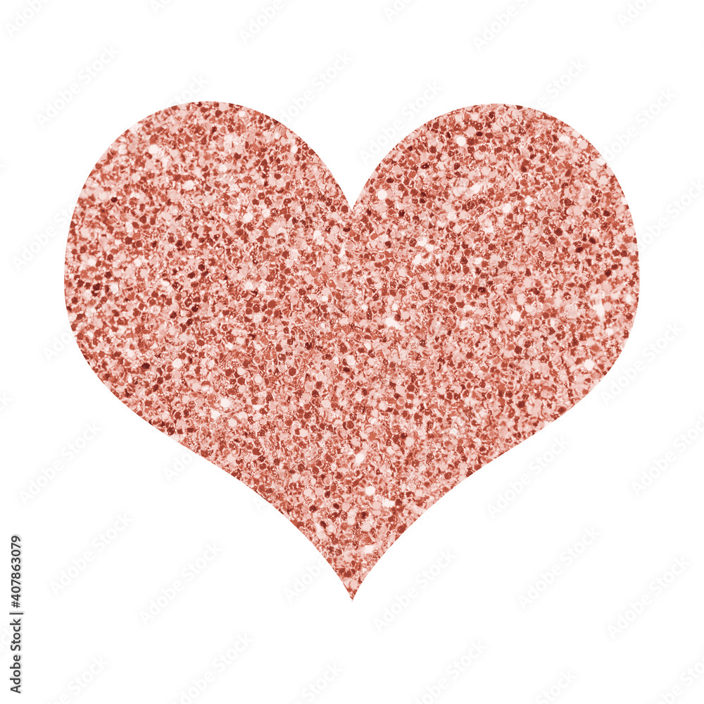 Fototapeta premium Close up of pink glitter textured background