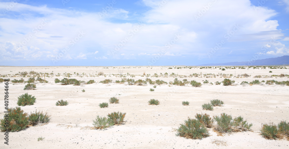 Dry Salt Lakes near El Paso in Texas, USA Dry Salt Lakes near El Paso in Texas, USA