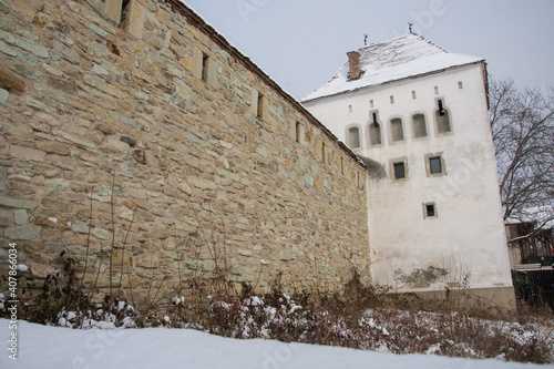 Romania, Bistrita,  2021 January ,Bistritz,Coopers Tower-Turnul Dogarilor  photo