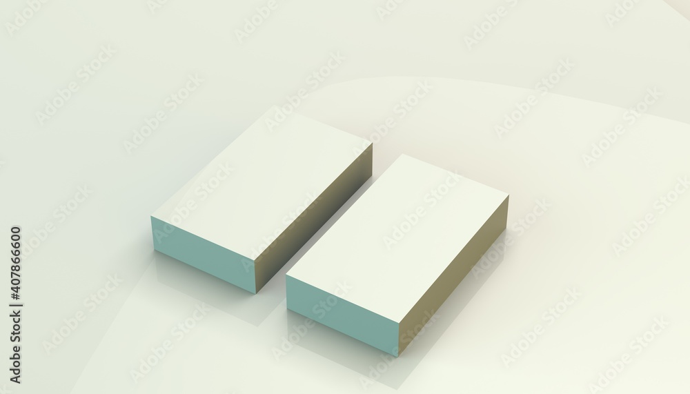 Unique and abstract business card mockup Unique and abstract business card mockup