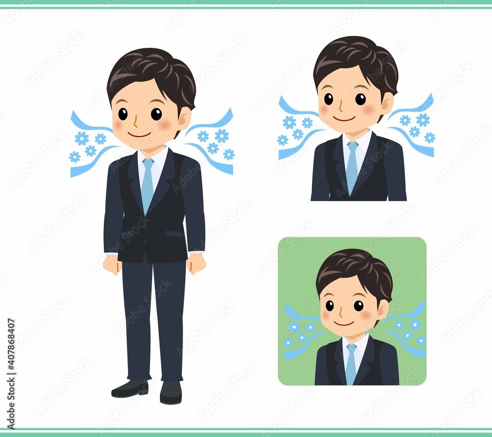 Young rookie businessman