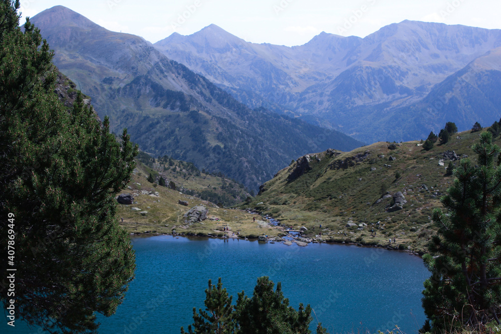 Lake in Andorra, Spain