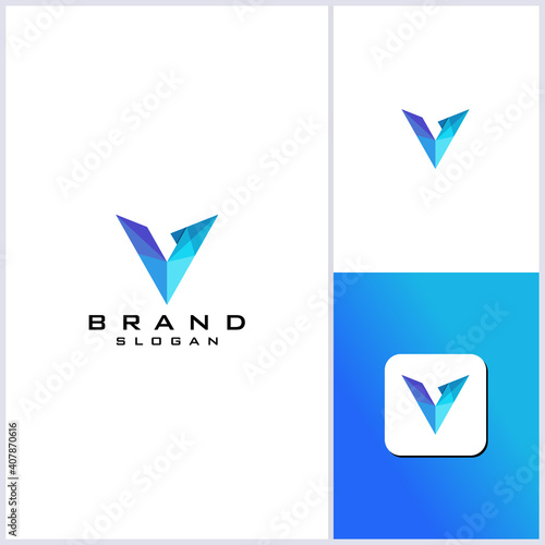 Arrow av modern concept logo designs vector