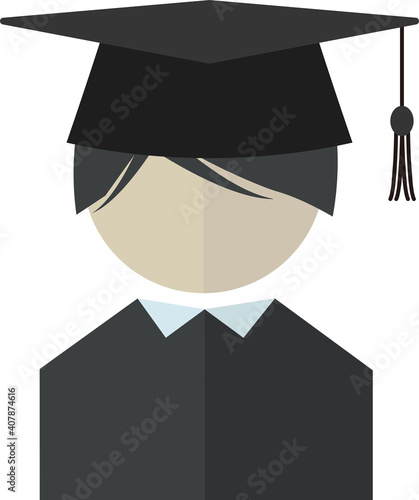 男性の学者のアイコン
