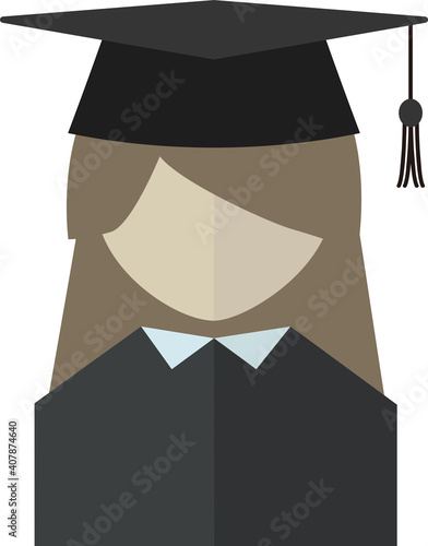 女性の学者のアイコン