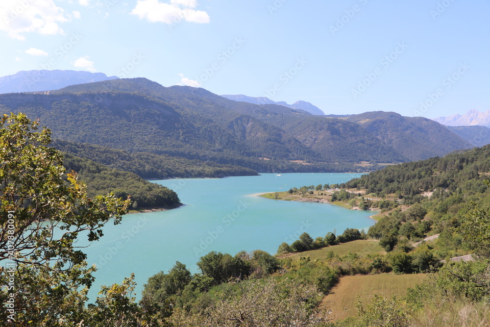 View towards Lake Monteynard-Avignonet