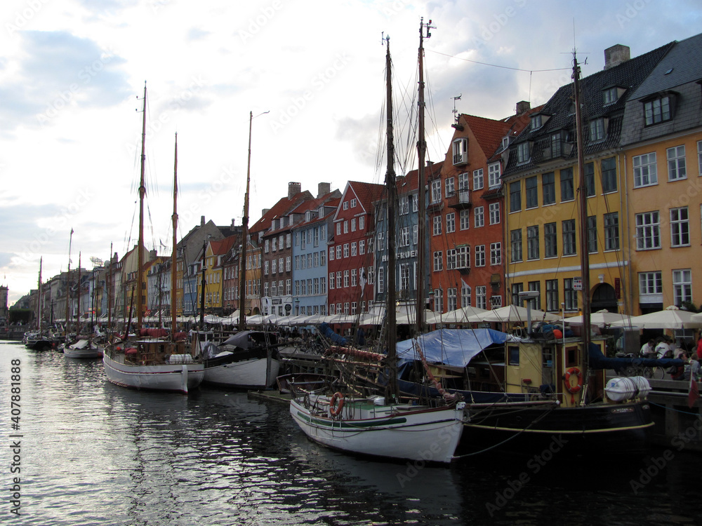 Copenhague ,Canales de Dinamarca