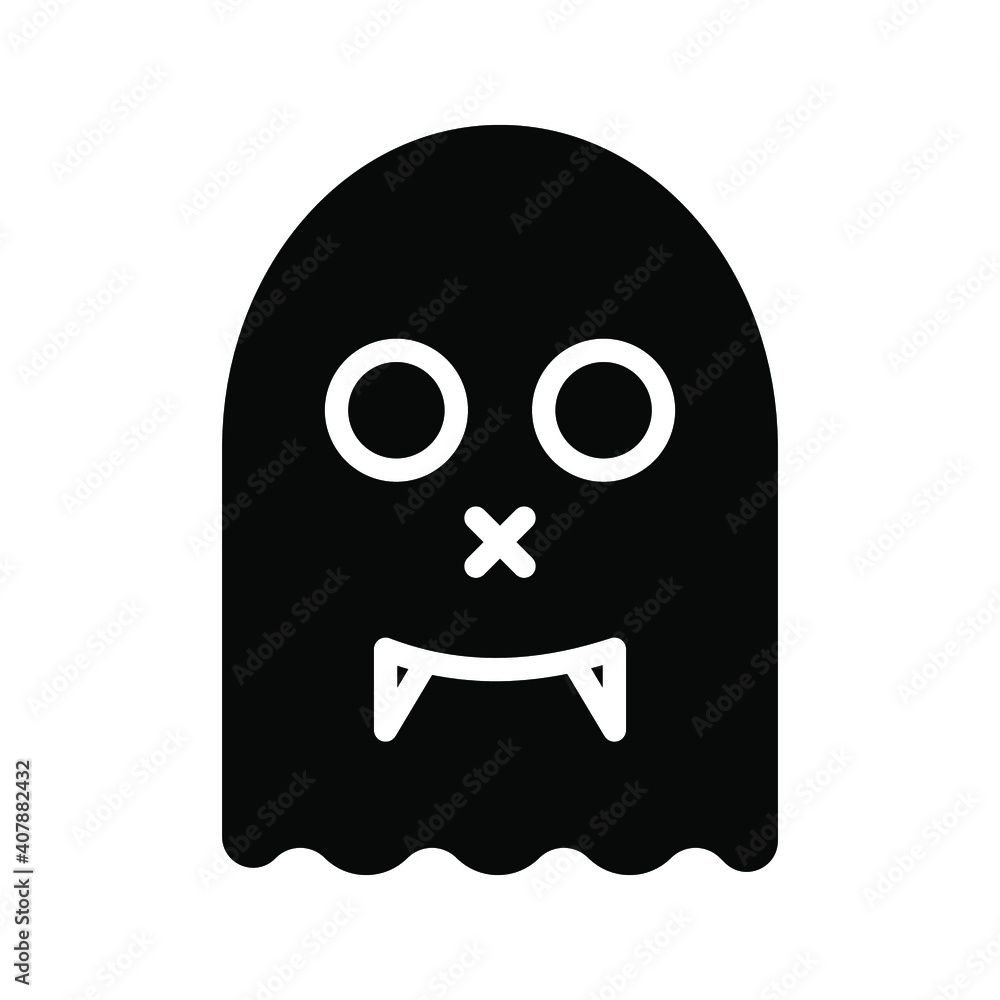 ghost icon. horror sign. vector illustration ghost icon. horror sign. vector illustration