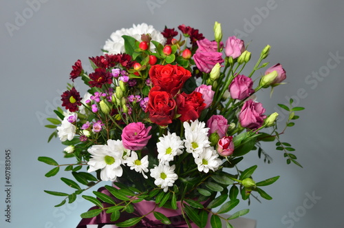 Wallpaper Mural fresh flowers in paper boxes Torontodigital.ca