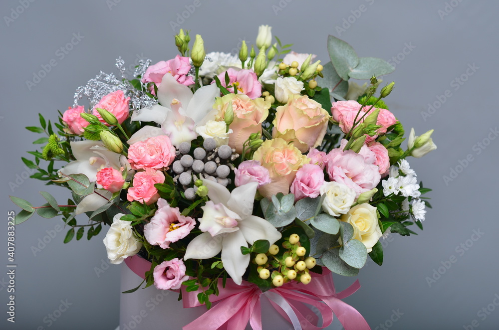 fresh flowers in paper boxes fresh flowers in paper boxes