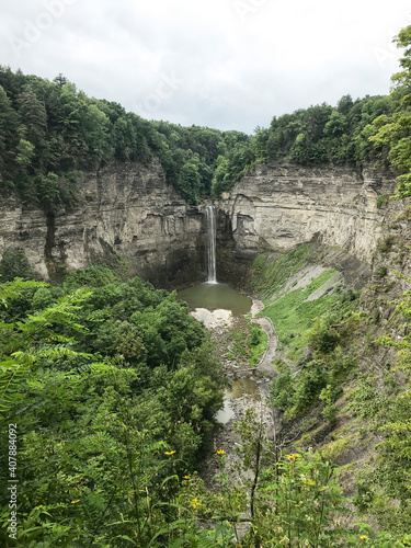 Taughannock Falls on Cayuga Lake. New York. USA