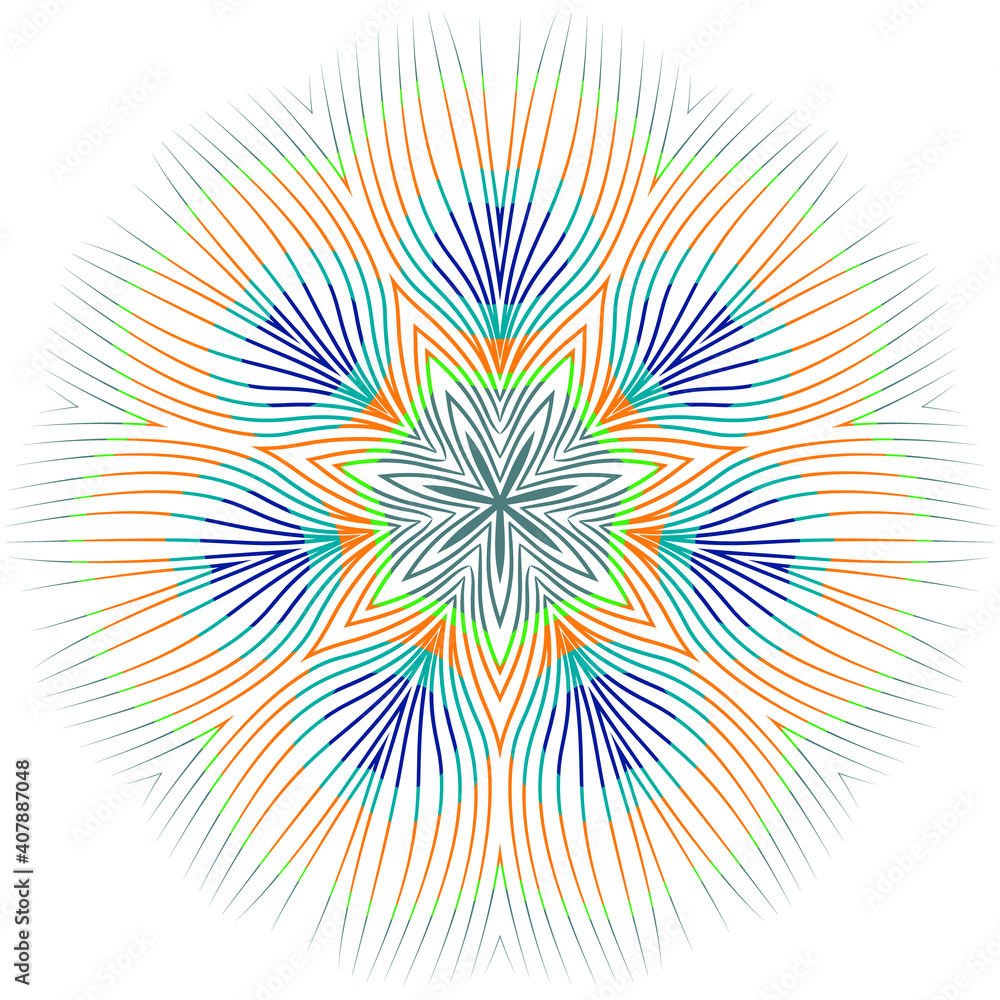 Mandala circular pattern