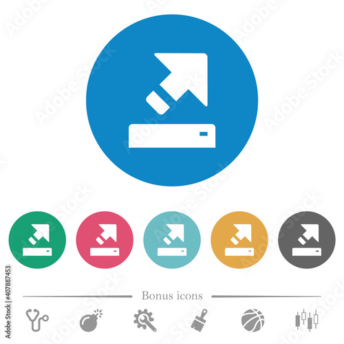 Export flat round icons