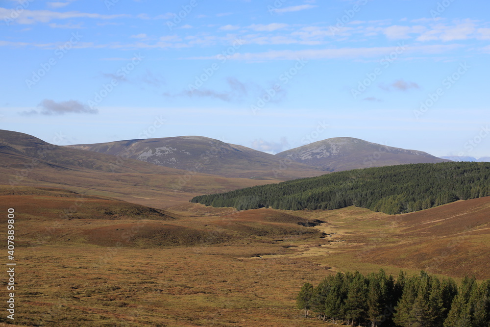 Scotland landscape in the summer Scotland landscape in the summer