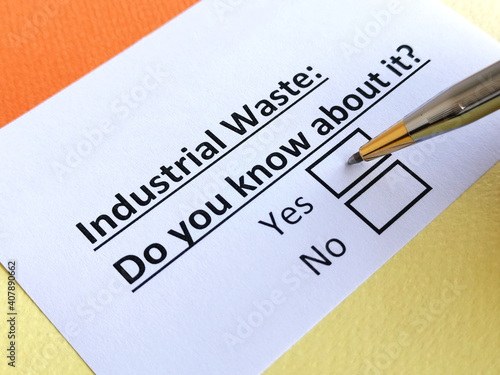 Questionnaire about industry