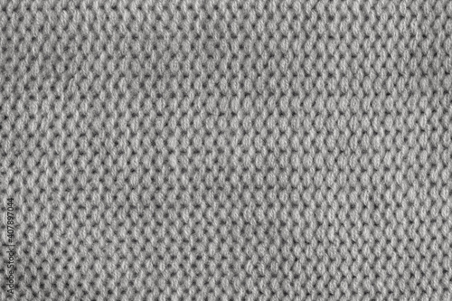 Wallpaper Mural Grey knitted fabric texture as a background Torontodigital.ca