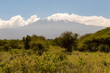 Snow capped Kenya's Kilimanjaro mountain