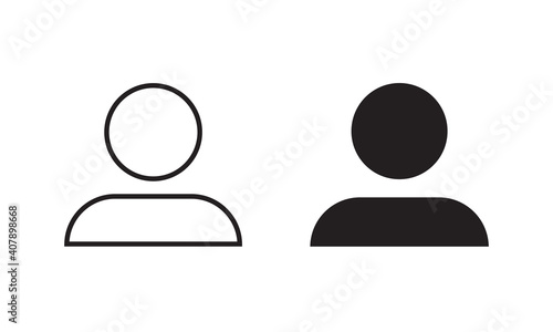 Avatar Profile Icon Vector. Social Media User Images