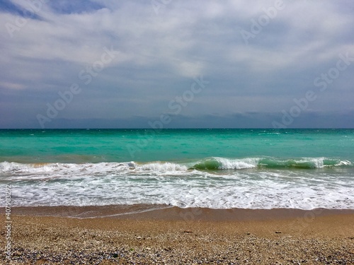 beach and sea