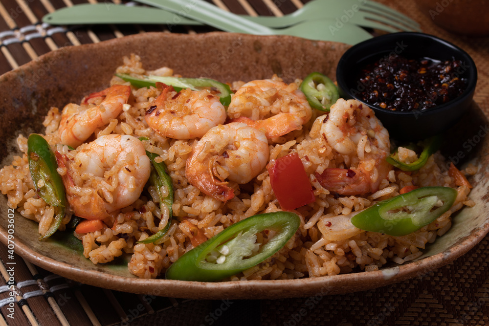 Chili Paste Fried Rice with Shrimp Chili Paste Fried Rice with Shrimp