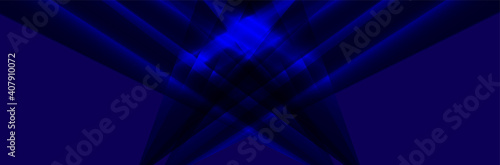 Abstract blue background with light