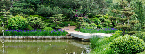 Bild auf Leinwand 589-77 Chicago Botanic Garden Pano