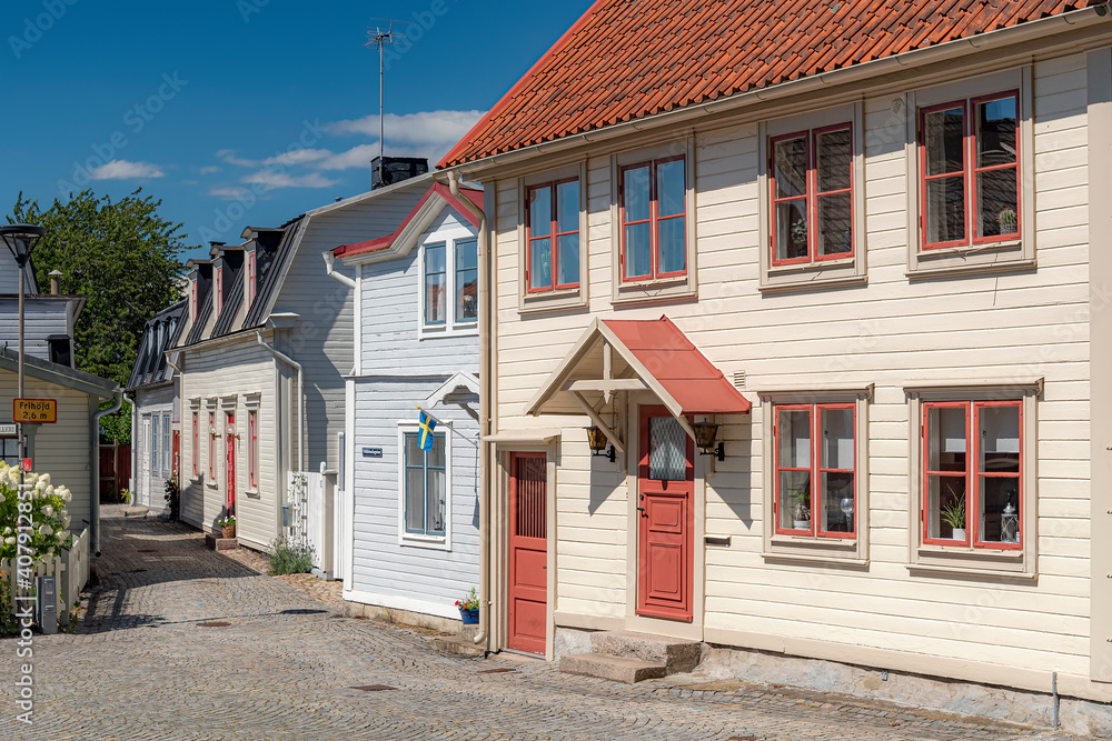 Ronneby Cobbled Street View