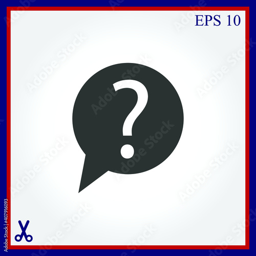 Question vector icon