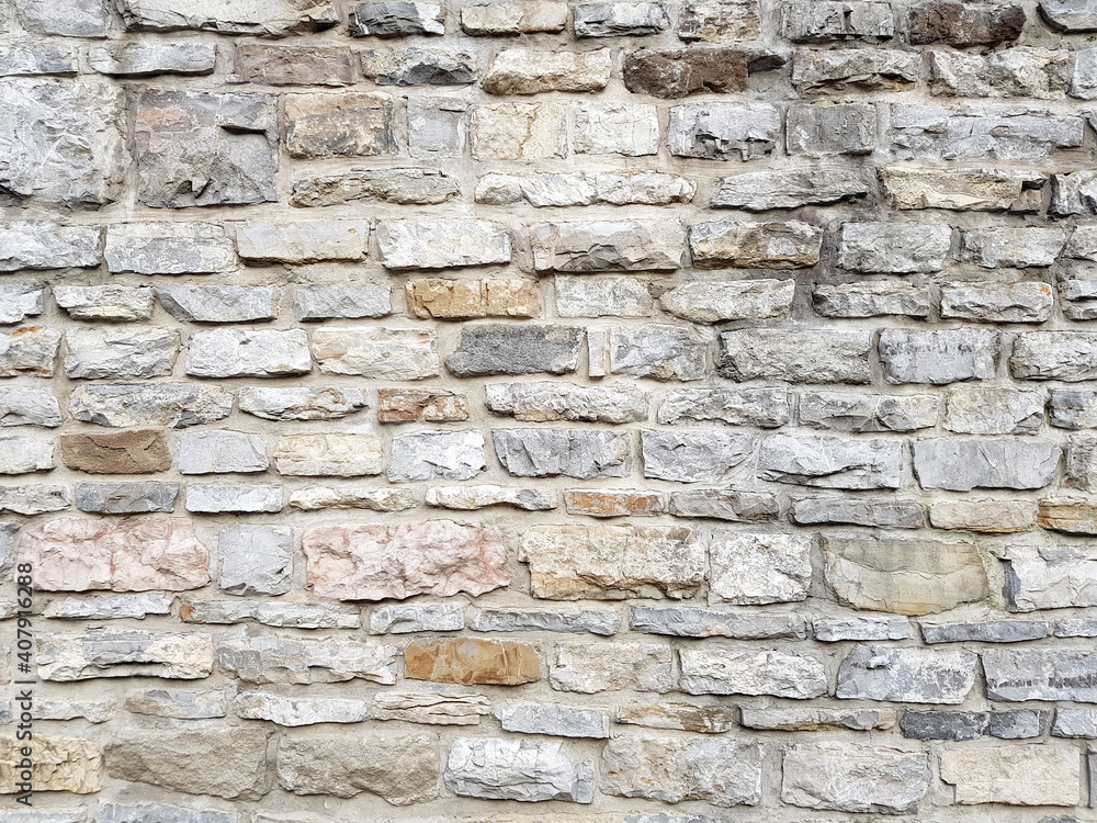 Fototapeta premium Stone wall texture background.