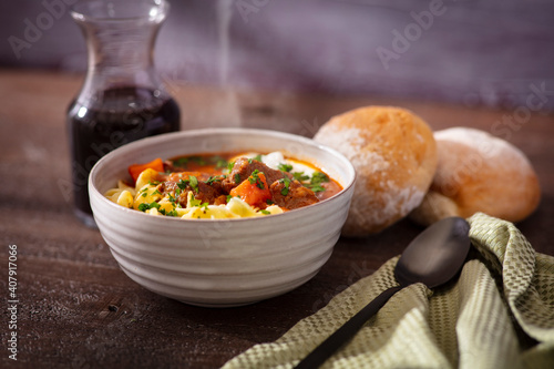 Bowl of Lamb Goulash