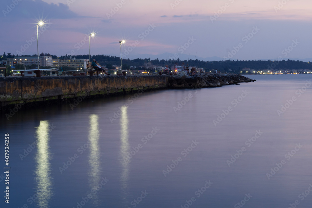 view of the port croatia