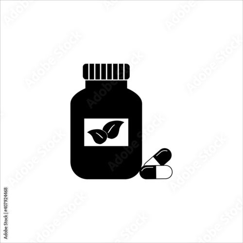 Medicament icon. Isolated vector pharmaceutical  symbols. simple style medical  design glyph icon