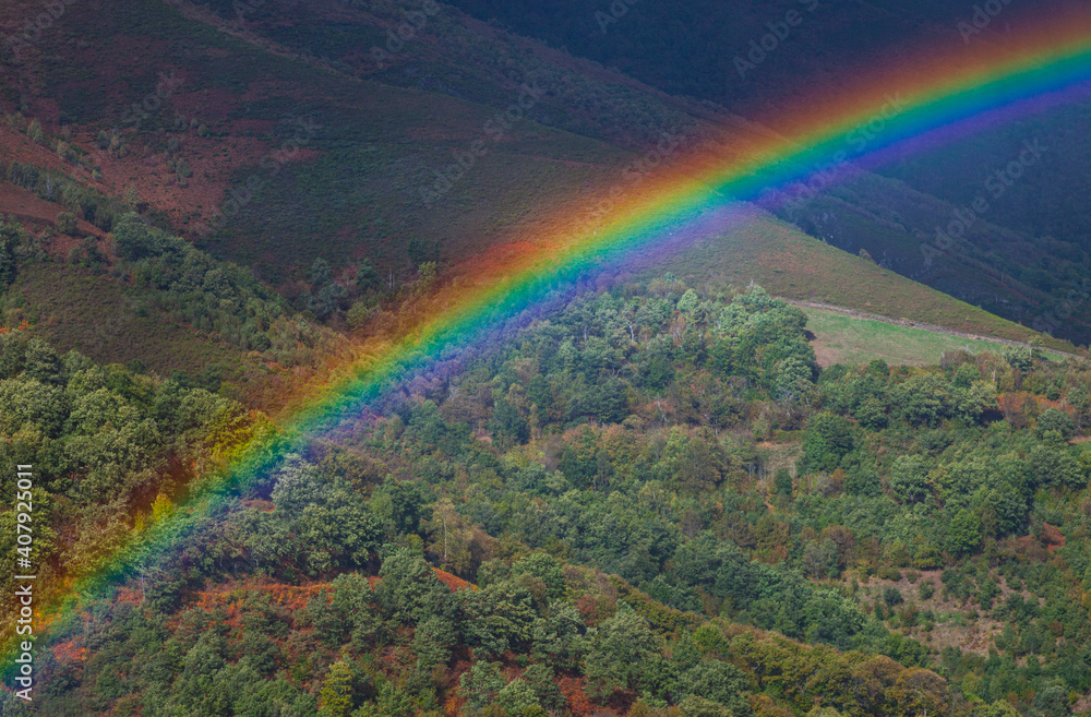 Arcoiris, Comarca Fuentes del Narcea, Asturias. Arcoiris, Comarca Fuentes del Narcea, Asturias.