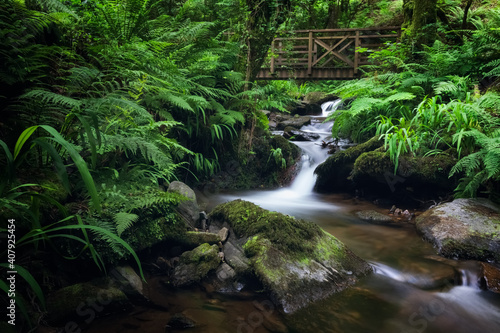 Pequeña cascada en el Río Eifonso