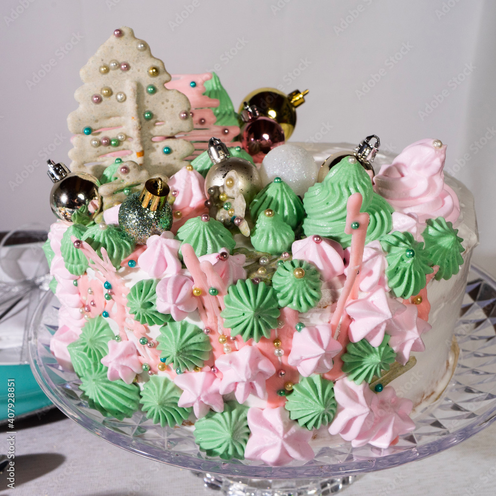 Naklejka premium sweets, cake and parties moments