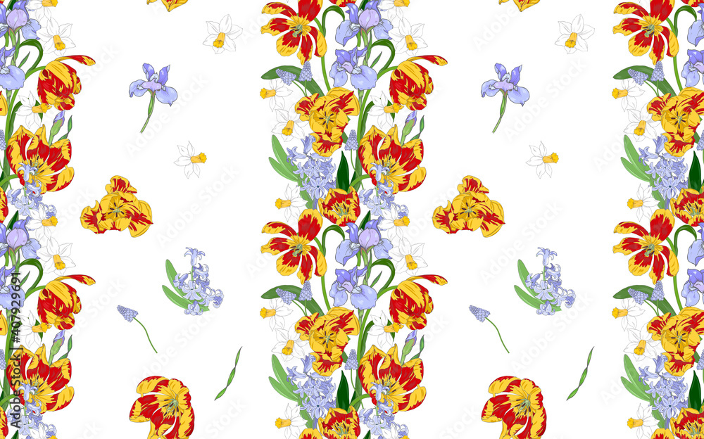 Bright spring flowers Bright spring flowers