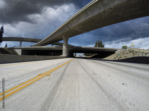Driving towards storm cloud...