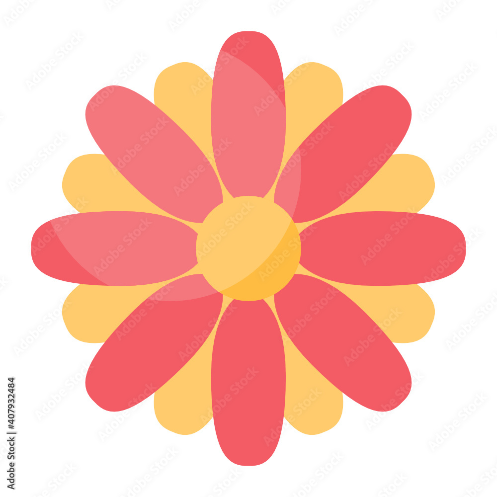 Flower icon design flat style Flower icon design flat style