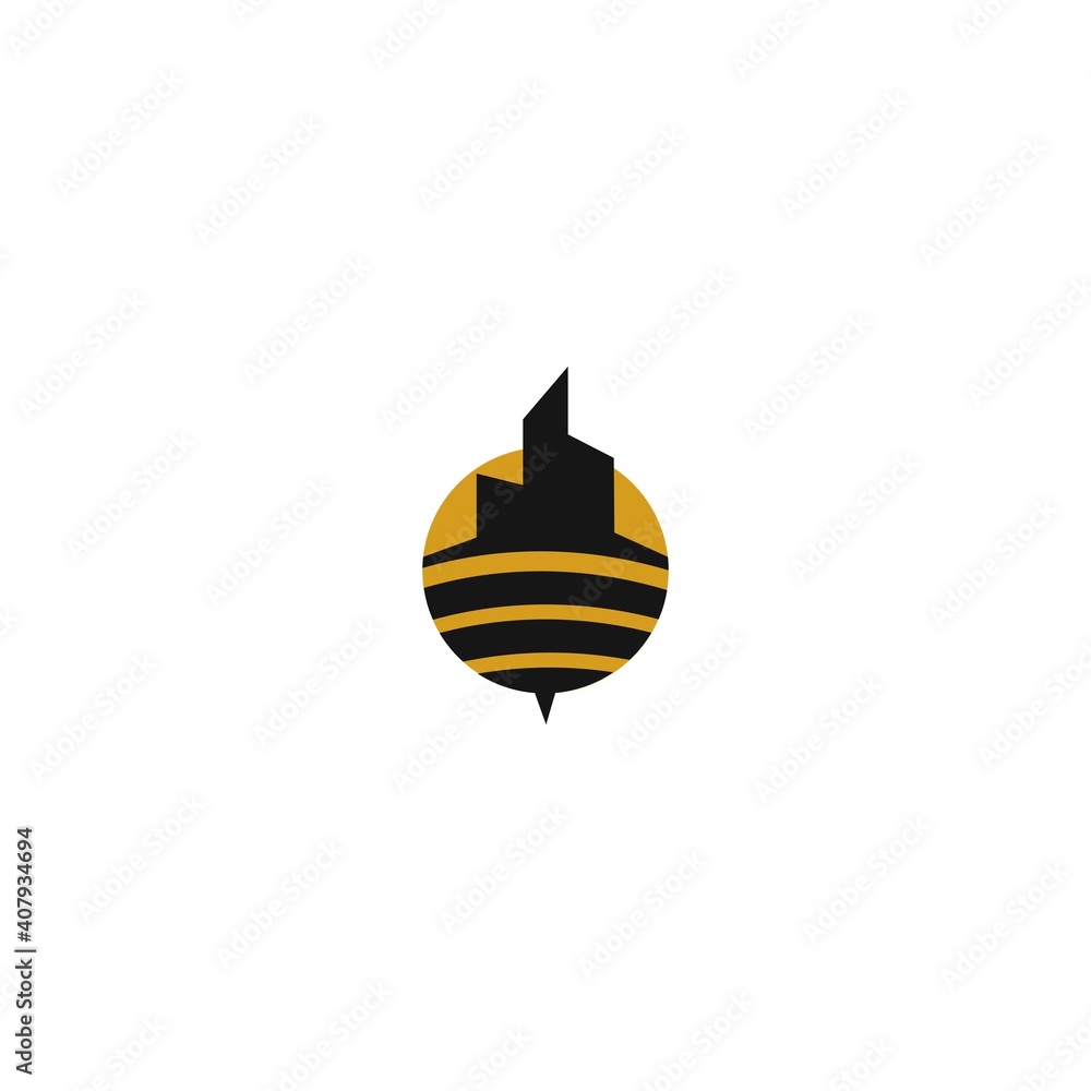 Obraz premium City Honey Bees