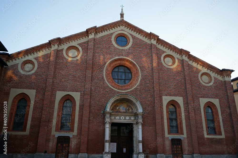 Santa Maria delle grazie (Holy Mary of Grace), The church is famous for hosting Leonardo da Vinci masterpiece 