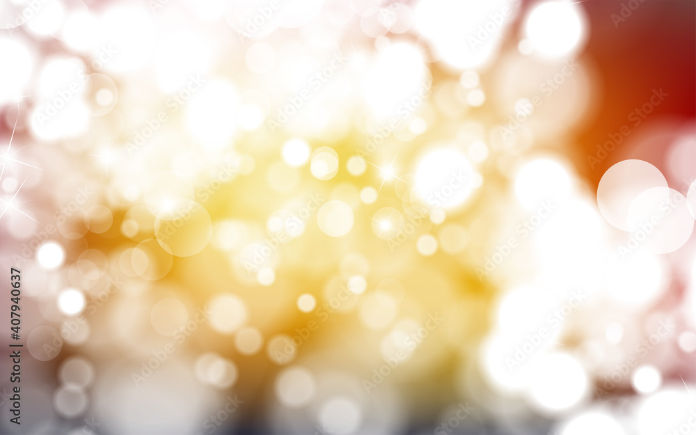 Fototapeta premium Abstract shiny blurred lights background stock illustration
