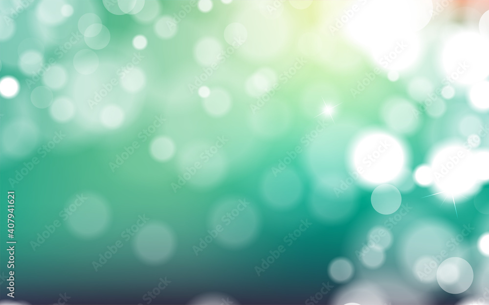 Fototapeta premium Abstract shiny blurred lights background stock illustration
