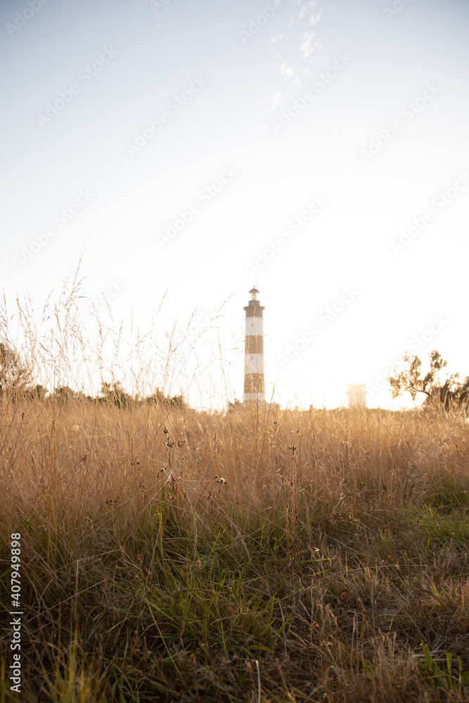 lighthouse in the field