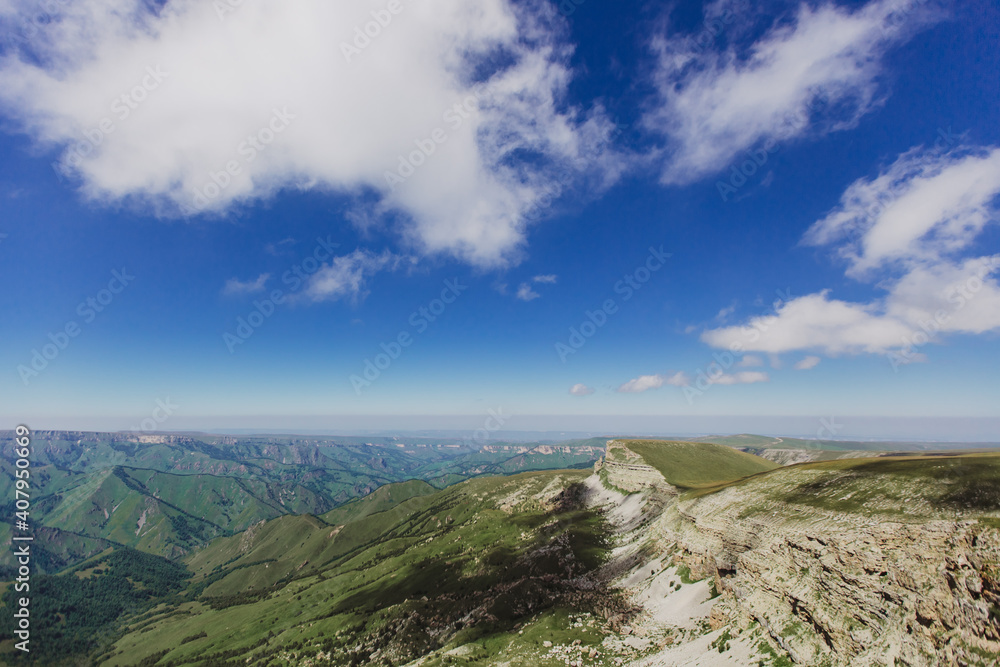 mountain landscape of the elbrus mountain landscape of the elbrus