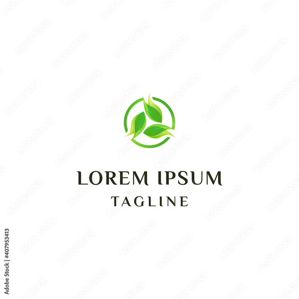 leaf icon logo colorful with fix layers gradien editable, creative icon logo design leaf icon logo colorful with fix layers gradien editable, creative icon logo design