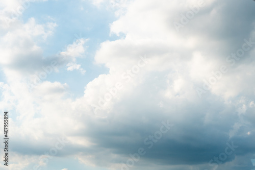 Fototapeta Naklejka Na Ścianę i Meble -  Blue sky background with clouds