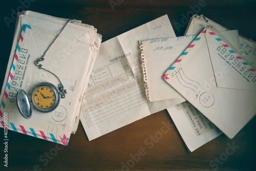 Obraz na płótnie Vintage correspondence