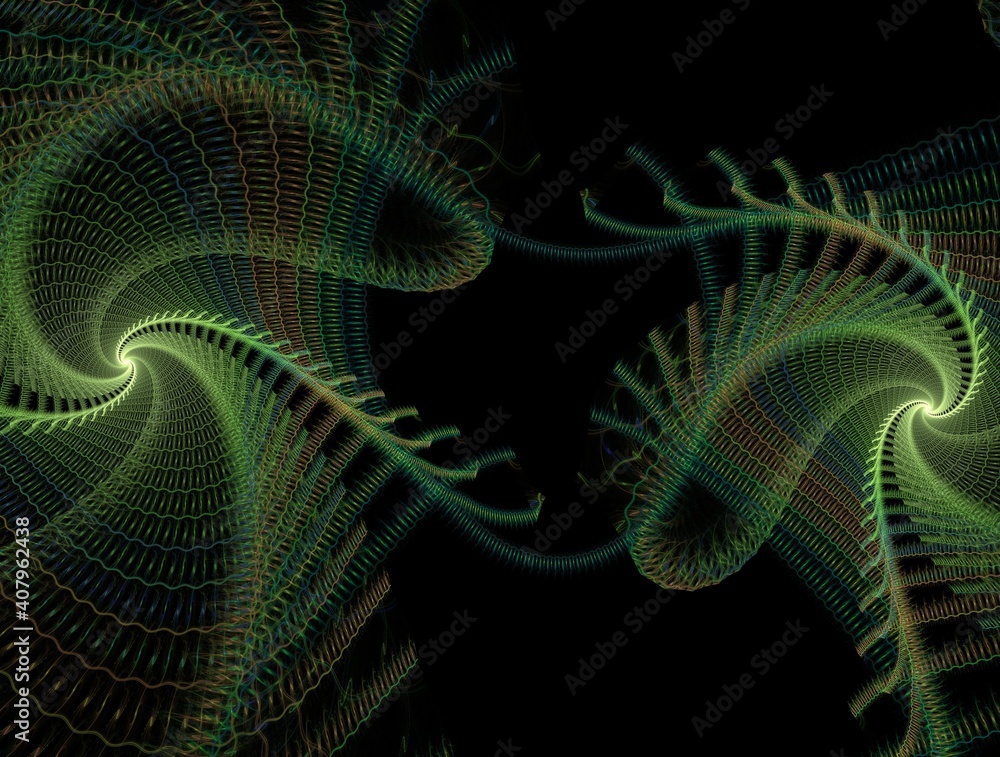 Obraz Imaginatory fractal background Image