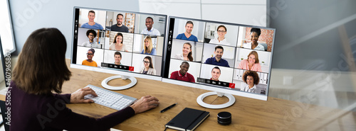 Online Video Conference Webinar Meeting Call